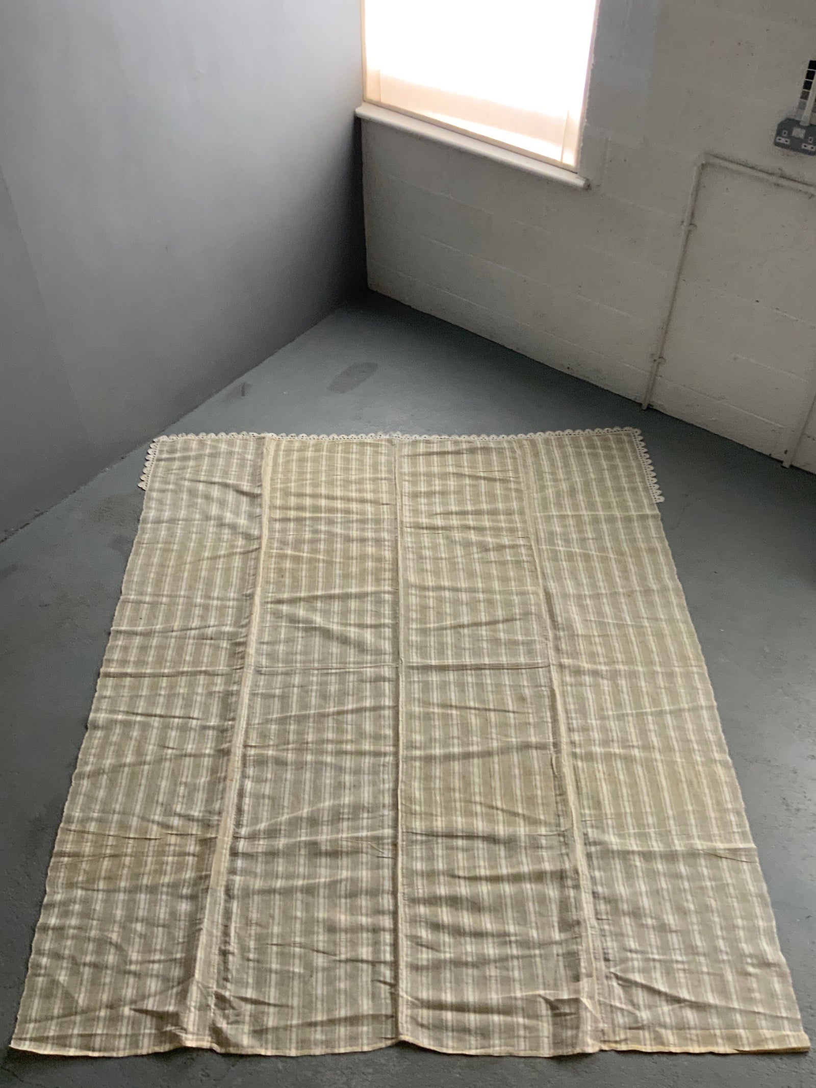 Ottoman Turkish betrothal silk linen (207 x 168cm)