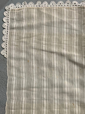 Ottoman Turkish betrothal silk linen (207 x 168cm)