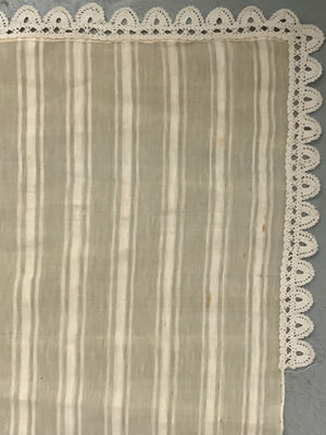 Ottoman Turkish betrothal silk linen (207 x 168cm)