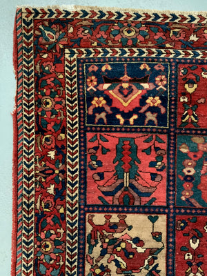 Bactiar rug with compartmental design (196 x 139cm)