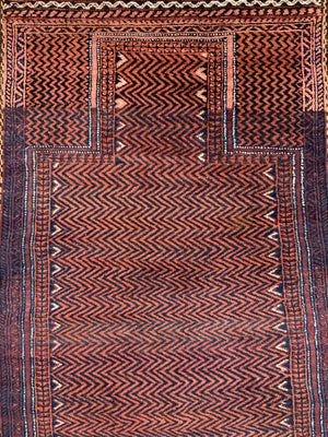 Balouch niched rug (124 x 77cm)