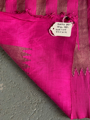 Syrian late Ottoman Aba / Abeya silk (224 x 101cm)