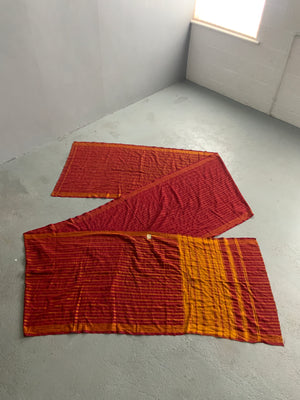 Long length of Rangoon cotton cloth (610 x 94cm)