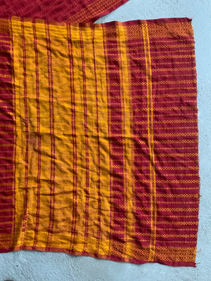 Long length of Rangoon cotton cloth (610 x 94cm)