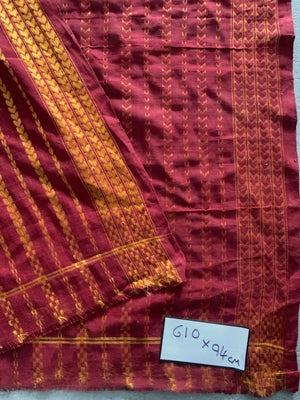 Long length of Rangoon cotton cloth (610 x 94cm)