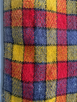 Romanian wool blanket (186 x 146cm)