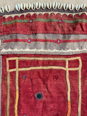 Indian Bangara anklets shell and bead work (48 x 48cm)