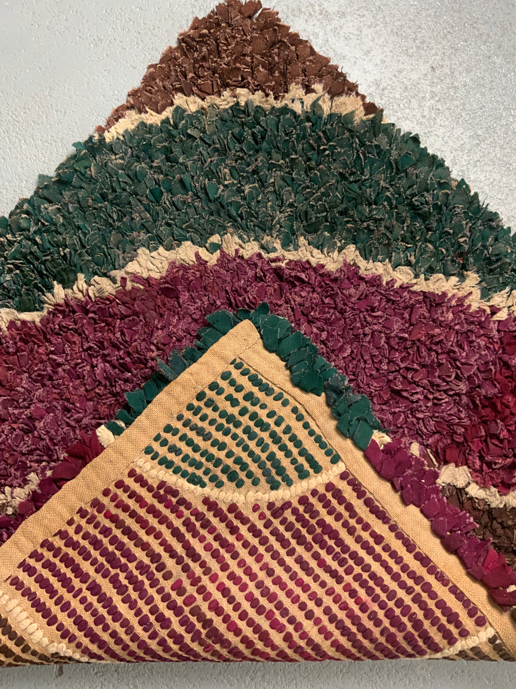 North country proddy rug (89 x 86cm) - Clive Rogers