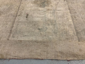 Tibetan coverlet silk embroidery on a felted wool cloth (126 x 103cm)