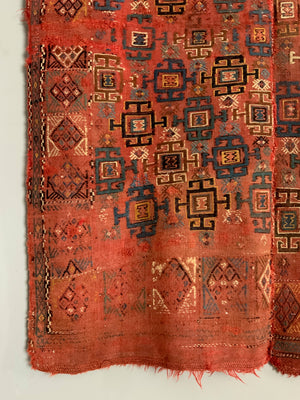 Caucasian antique palas flatweave (183 x 139cm)