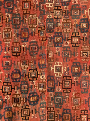 Caucasian antique palas flatweave (183 x 139cm)