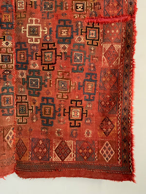 Caucasian antique palas flatweave (183 x 139cm)