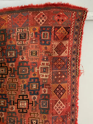 Caucasian antique palas flatweave (183 x 139cm)