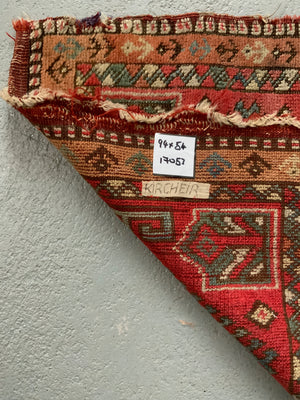 Turkish yastik rug (94 x 54cm)