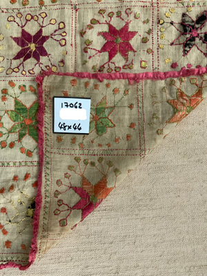 Himachael Pradesh antique ramal embroidery (48 x 44cm)