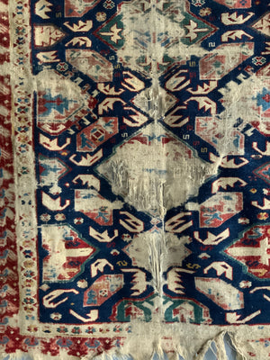 Caucasian fine antique Alpan / Seichour Kuba rug (155 x 104cm) *AF