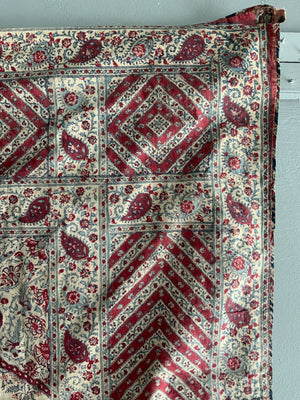 Isphahan Kalamkari chintz panel with medallion (135 x 92cm)