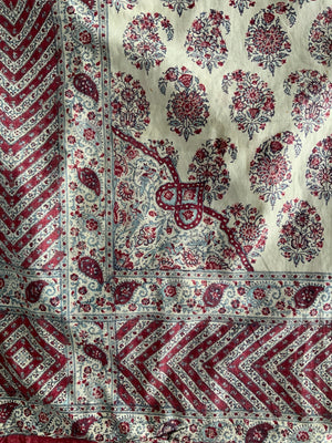 Isphahan Kalamkari chintz panel with medallion (135 x 92cm)