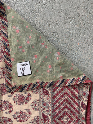 Isphahan Kalamkari chintz panel with medallion (135 x 92cm)