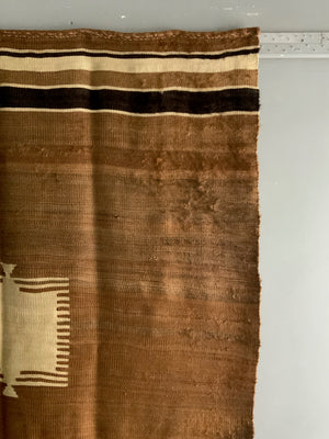 Turkish vintage E. Anatolian Siirt lightweight mohair kilim (153 x 127cm)