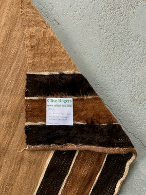 Turkish vintage E. Anatolian Siirt lightweight mohair kilim (170 x 124cm)