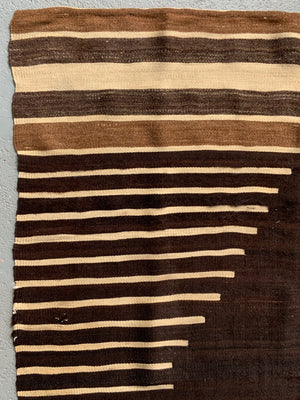 Turkish vintage E. Anatolian Siirt lightweight mohair kilim (156 x 125cm)