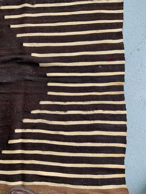 Turkish vintage E. Anatolian Siirt lightweight mohair kilim (156 x 125cm)