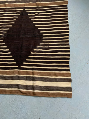 Turkish vintage E. Anatolian Siirt lightweight mohair kilim (156 x 125cm)