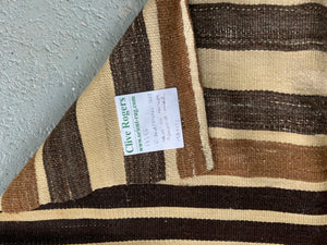 Turkish vintage E. Anatolian Siirt lightweight mohair kilim (156 x 125cm)