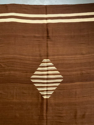 Turkish vintage E. Anatolian Siirt lightweight mohair kilim (184 x 150cm)