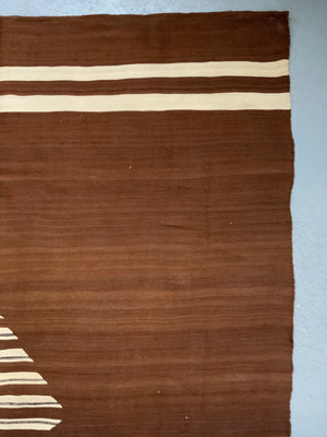 Turkish vintage E. Anatolian Siirt lightweight mohair kilim (184 x 150cm)