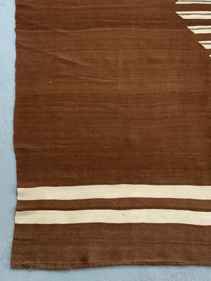 Turkish vintage E. Anatolian Siirt lightweight mohair kilim (184 x 150cm)