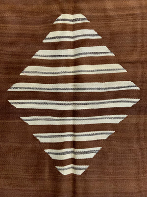 Turkish vintage E. Anatolian Siirt lightweight mohair kilim (184 x 150cm)