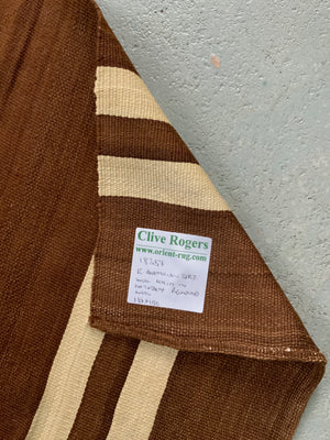 Turkish vintage E. Anatolian Siirt lightweight mohair kilim (184 x 150cm)