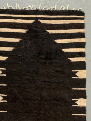 Turkish vintage E. Anatolian Siirt lightweight small mohair kilim (117 x 78cm)