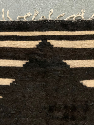 Turkish vintage E. Anatolian Siirt lightweight small mohair kilim (117 x 78cm)