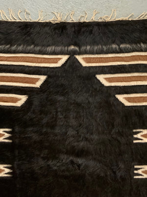 Turkish vintage E. Anatolian Siirt lightweight small mohair kilim (120 x 80cm)