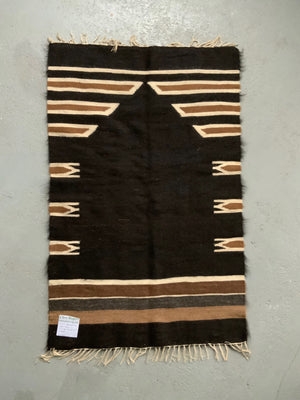 Turkish vintage E. Anatolian Siirt lightweight small mohair kilim (120 x 80cm)