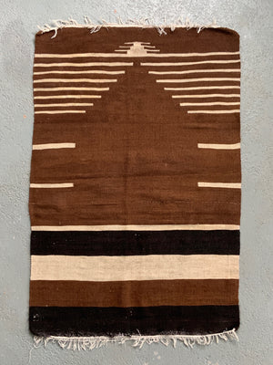 Turkish vintage E. Anatolian Siirt lightweight small mohair kilim (116 x 80cm)