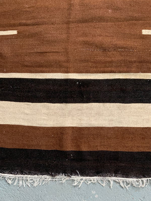 Turkish vintage E. Anatolian Siirt lightweight small mohair kilim (116 x 80cm)