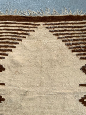 Turkish vintage E. Anatolian Siirt lightweight small mohair kilim (100 x 73cm)