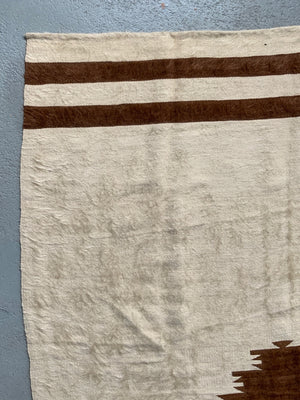 Turkish vintage E. Anatolian Siirt lightweight mohair kilim (195 x 131cm)