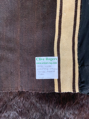 Turkish vintage E. Anatolian Siirt lightweight mohair kilim (190 x 155cm)