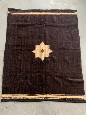 Turkish vintage E. Anatolian Siirt lightweight mohair kilim (190 x 155cm)