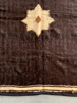 Turkish vintage E. Anatolian Siirt lightweight mohair kilim (190 x 155cm)