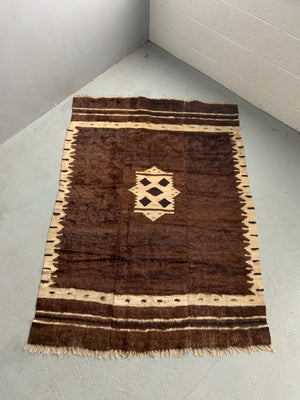 Turkish vintage E. Anatolian Siirt lightweight mohair kilim (176 x 124cm)