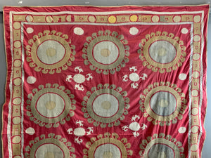 Samarkand large vintage suzani (270 x 224cm)
