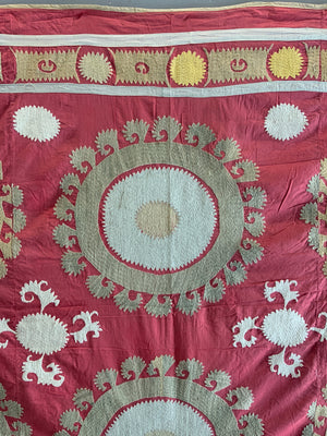 Samarkand large vintage suzani (270 x 224cm)