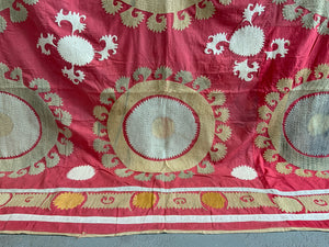 Samarkand large vintage suzani (270 x 224cm)