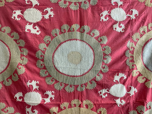 Samarkand large vintage suzani (270 x 224cm)